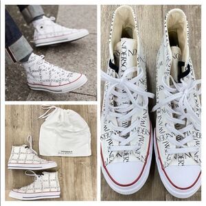 CONVERSE X JW Anderson Logo High-Top Sneakers